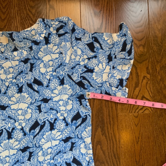 LOFT Floral Short Sleeve Tee. Size M. - Picture 9 of 9